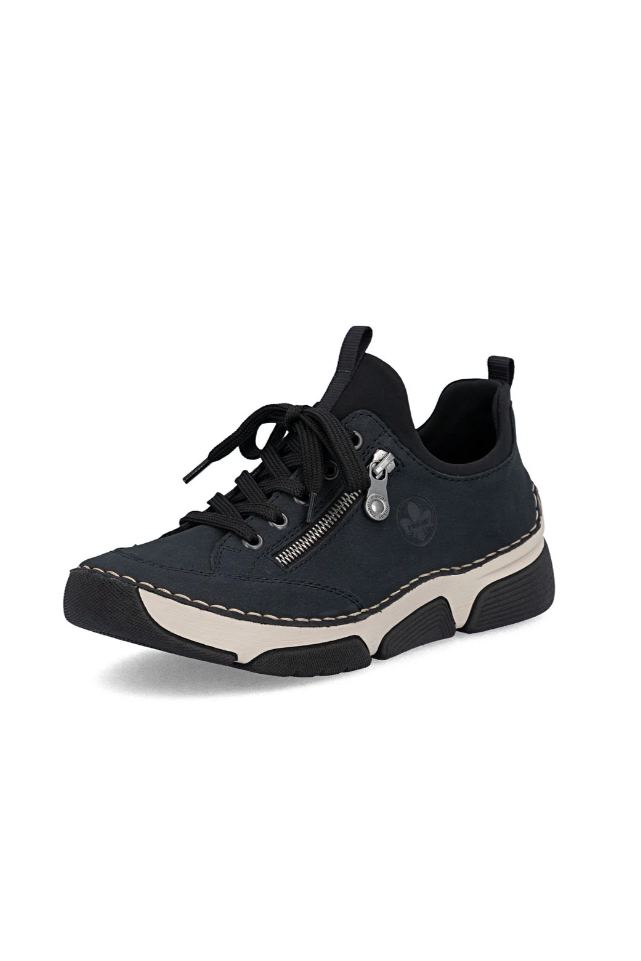 Rieker ladies sneaker 45973-17 in Navy