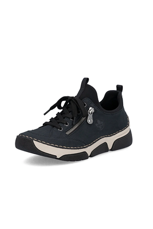 Rieker ladies sneaker 45973-17 in Navy
