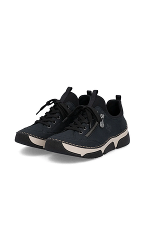 Rieker ladies sneaker 45973-17 in Navy