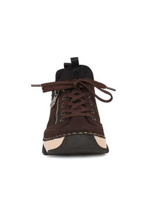 Rieker ladies sneaker 45973-25 in Brown