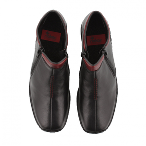 Rieker ladies boot L3882-00 in Black combi