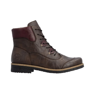 Rieker Ladies boots 73510-26 in Brown