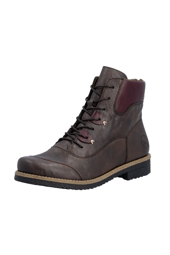 Rieker Ladies boots 73510-26 in Brown