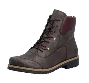 Rieker Ladies boots 73510-26 in Brown