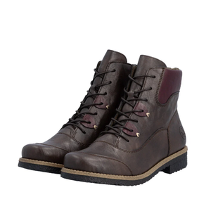 Rieker Ladies boots 73510-26 in Brown