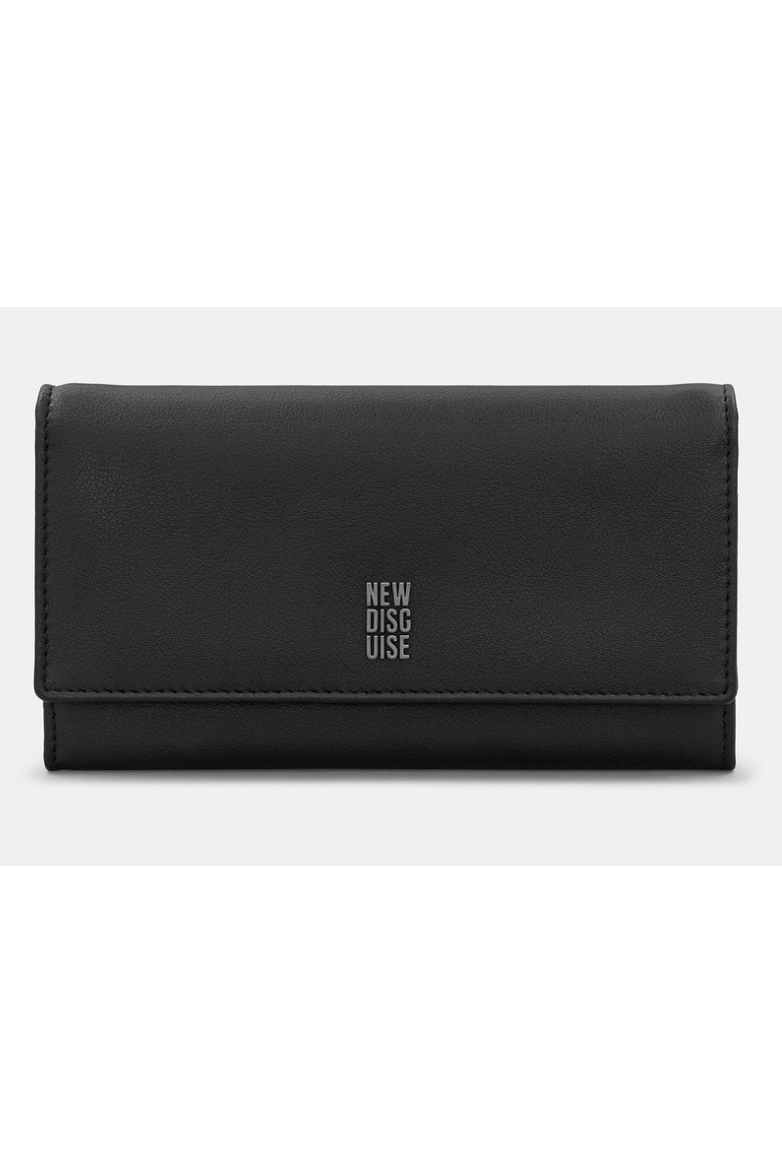 New Disguise Hudson Flap Over purse in black Y1030