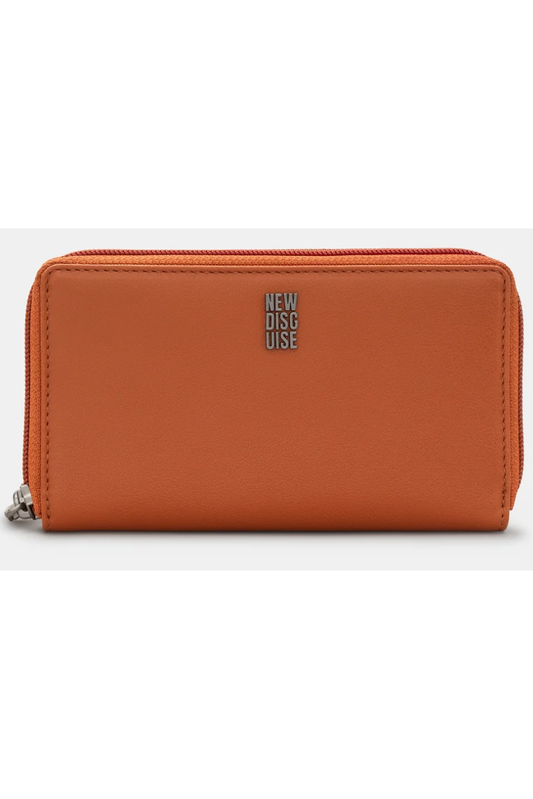 New Disguise Kensington Zip Round Purse Y1258 in tan