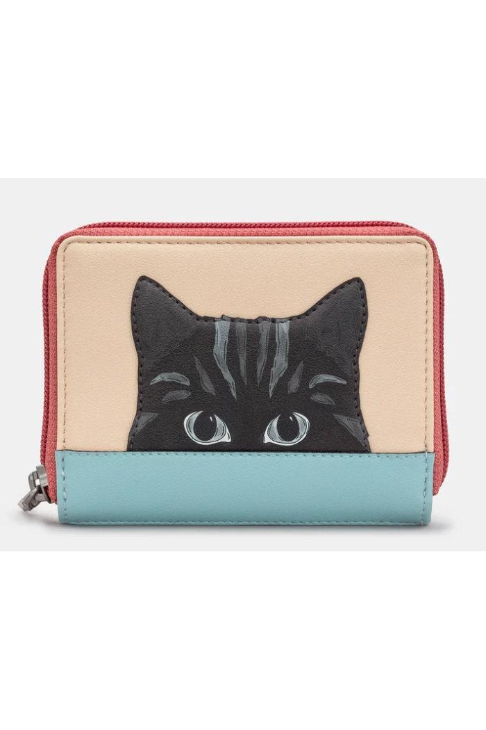 New Disguise Gatto Zip Round Purse in Dusky Y1250