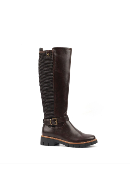 Lunar long boot Diana GLB248 in Brown