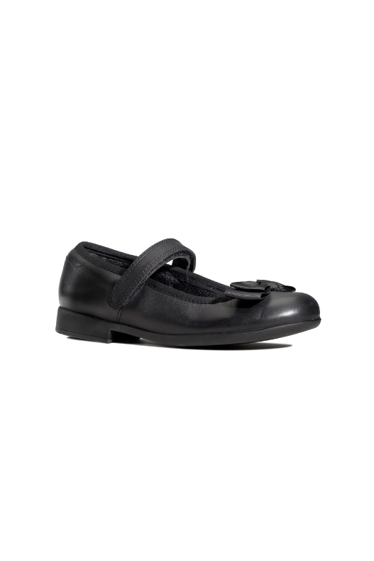 Clarks Scala Tap K Black Leather