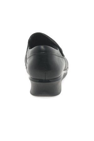 Clarks ladies Hope Roxanne in black leather