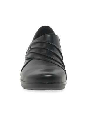 Clarks ladies Hope Roxanne in black leather