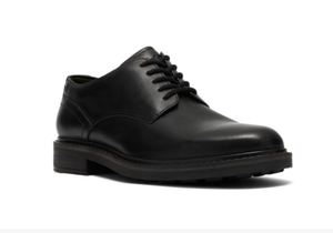 Clarks Newford Lace in black leather
