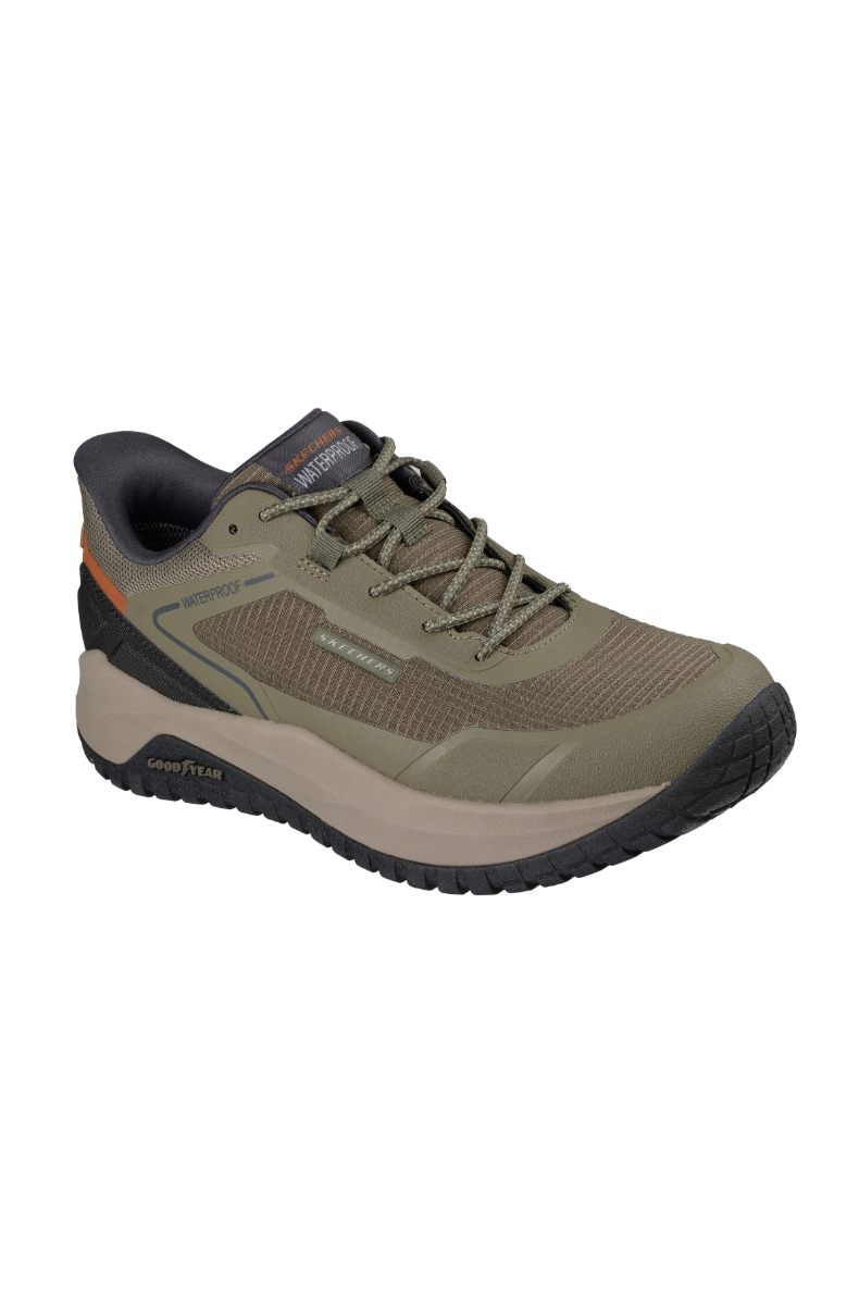 Skechers Slip-ins Waterproof Relaxed Fit Badger Koda - 211367 in Olive