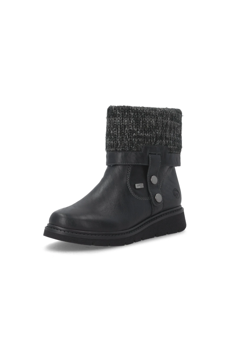 Remonte ladies boot D3976-03 in Black