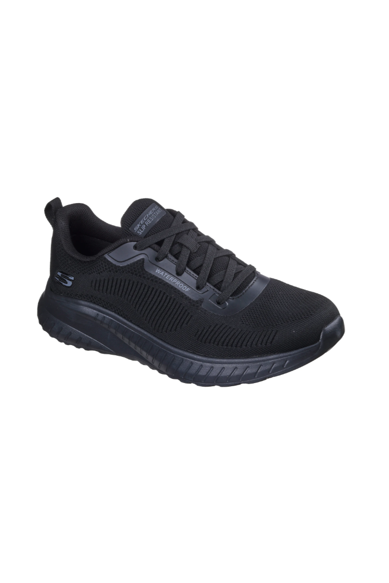 Skechers mens Work Waterproof Slip-Resistant: Squad Chaos 200308EC in Black