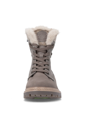 Remonte D0B81-42 ladies waterproof boot in Grey Combi