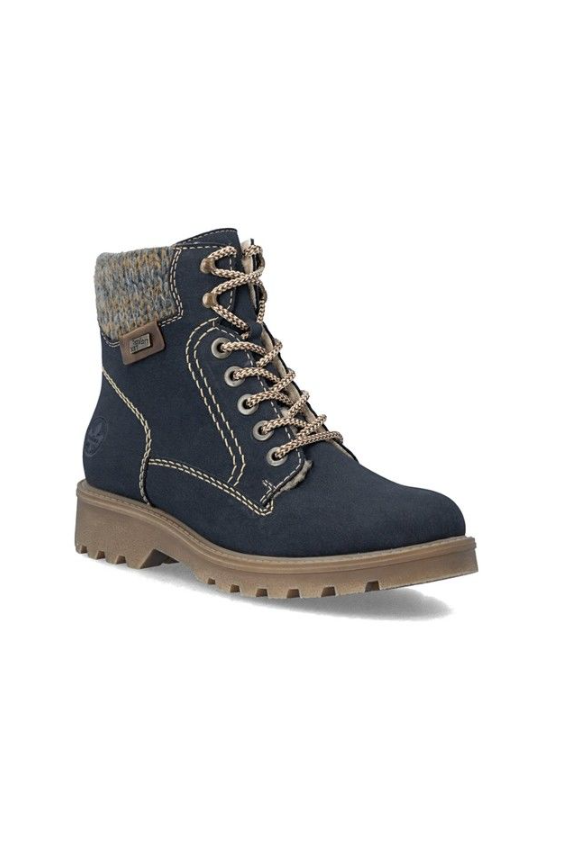 Rieker Ladies Boots 73220-14 in Navy