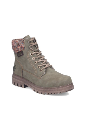Rieker Ladies Boots Y7621-54 in Green