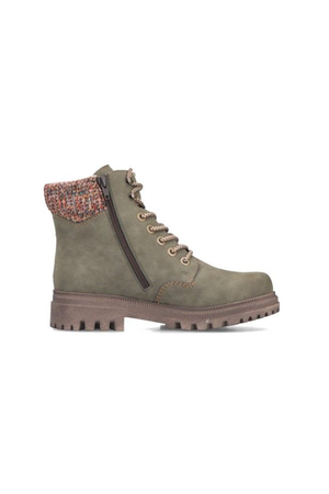 Rieker Ladies Boots Y7621-54 in Green