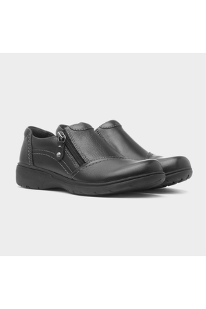 Clarks ladies Carleigh Ray in Black leather