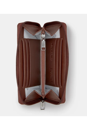 New Disguise Dog Walk zip round purse in Brown Y2158 DW 2