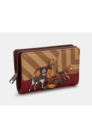 New Disguise Dog Walk Flap Over purse in Brown Y1089 DW 2