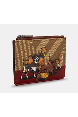 New Disguise Dog Walk zip top purse in Brown Y1321 DW 2