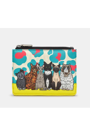 New Disguise Cat Club zip top purse in Black Y1321 PRTCT 1