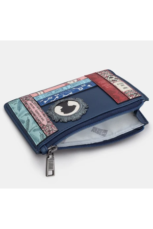 New Disguise Jane Austen Zip Top Purse in Navy Y1321 LBR JA 6