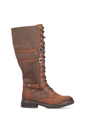 Rieker long boot 94732-25 in Brown
