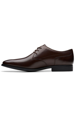 Clarks Paulton Lace in Brown Leather