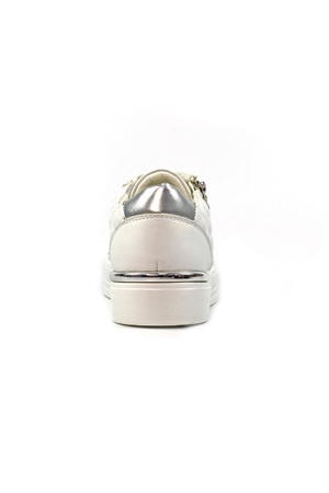 Lunar Xenon White Trainer DLB052