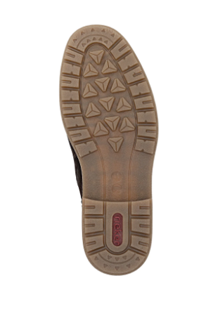 Rieker Mens Boot 33106-25 in brown suede