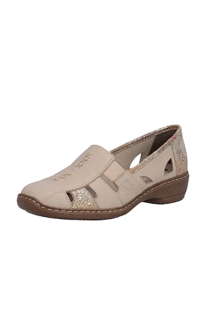 Rieker Ladies 41385-63 in Beige