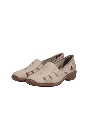 Rieker Ladies 41385-63 in Beige