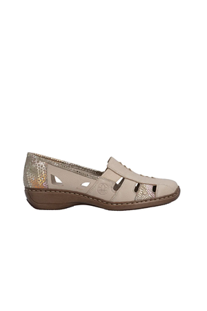 Rieker Ladies 41385-63 in Beige