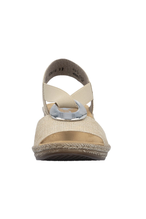 Rieker Women's Wedge Sandal - Multi  624H6-93