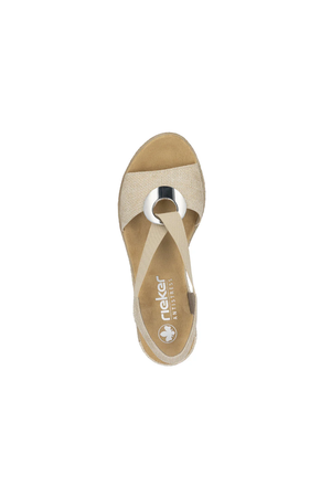 Rieker Women's Wedge Sandal - Multi  624H6-93