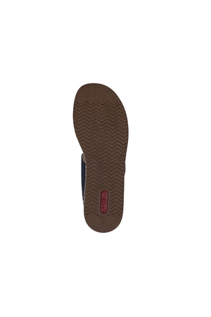 Rieker Women's Wedge Sandal - Blue  62950-14