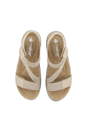 Rieker Ladies sandals 64870-62 beige