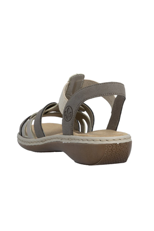 Rieker Ladies Sandals 65918-64 beige