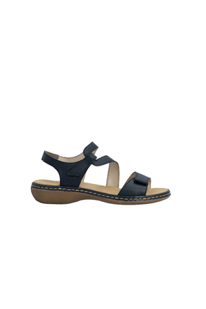 Rieker Womens Sandals 659C7-16 in Navy