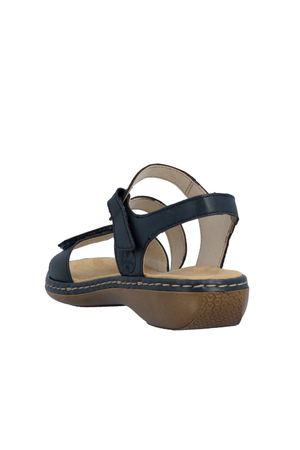 Rieker Womens Sandals 659C7-16 in Navy