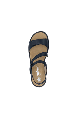Rieker Womens Sandals 659C7-16 in Navy