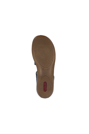 Rieker Womens Sandals 659C7-16 in Navy