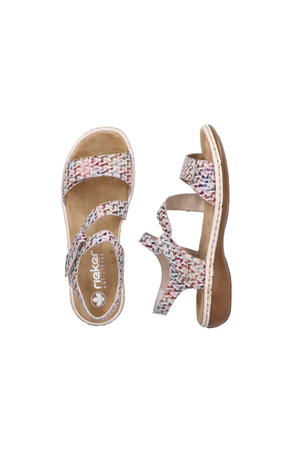 Rieker Womens Sandals 659C7 94 in multi
