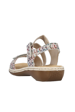 Rieker Womens Sandals 659C7 94 in multi