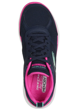 Skechers Flex Appeal 5.0 150202 in Navy/Hot pink