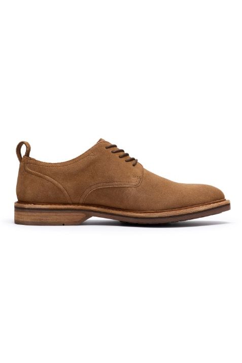 Clarks Aldwin Lace in tan suede